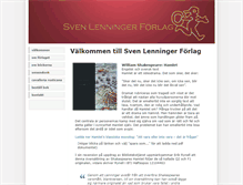 Tablet Screenshot of forlag.lenninger.se